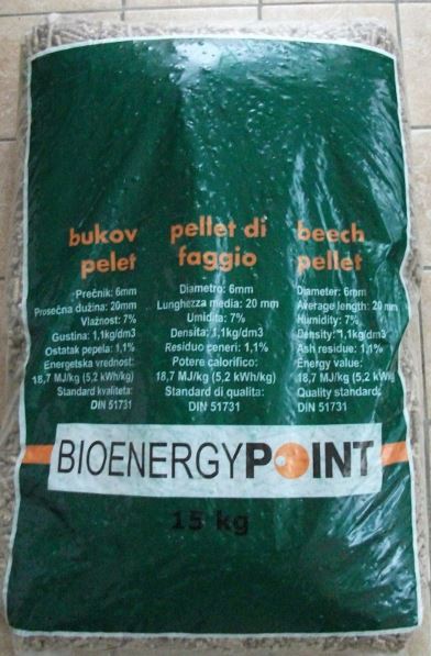 Pelet Bioenergy Point 100% bukva