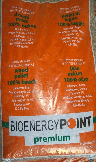 Pelet Bioenergy Point Premium 100% bukva